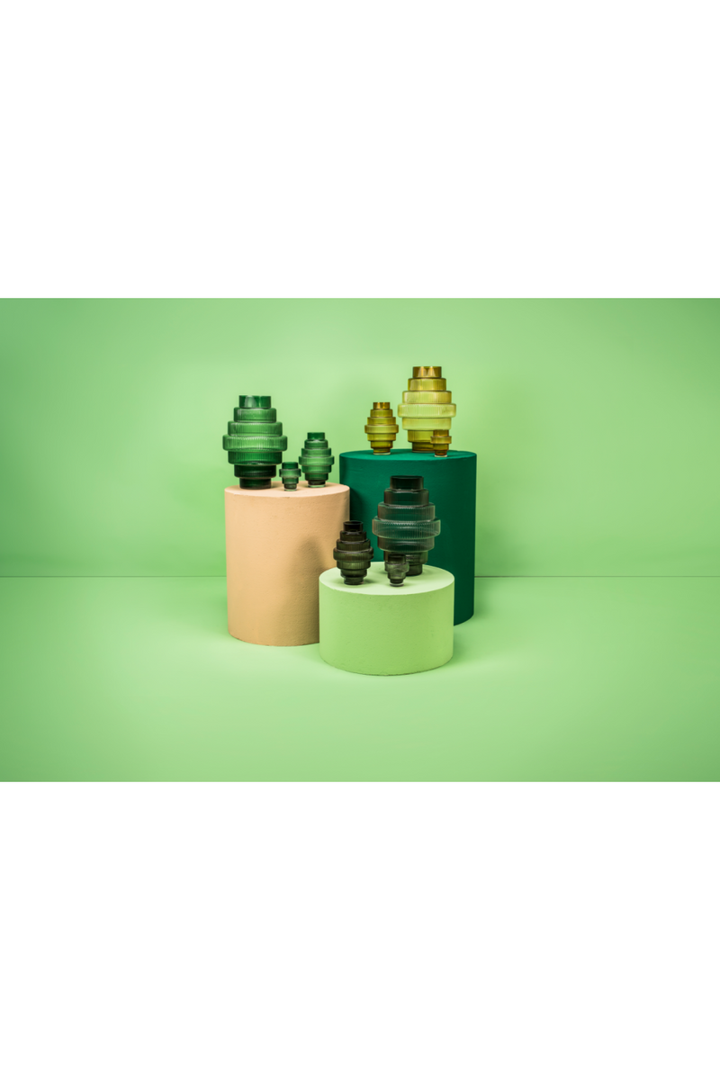Green Glass Vase L (2) | Pols Potten Steps | Oroatrade.com