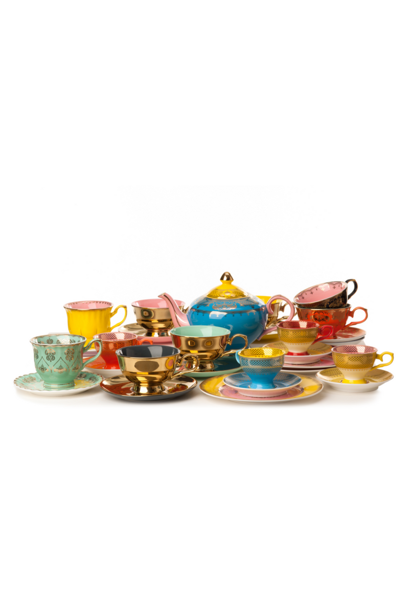 Glazed Porcelain Side Plates (4) | Pols Potten Grandpa | Oroatrade.com