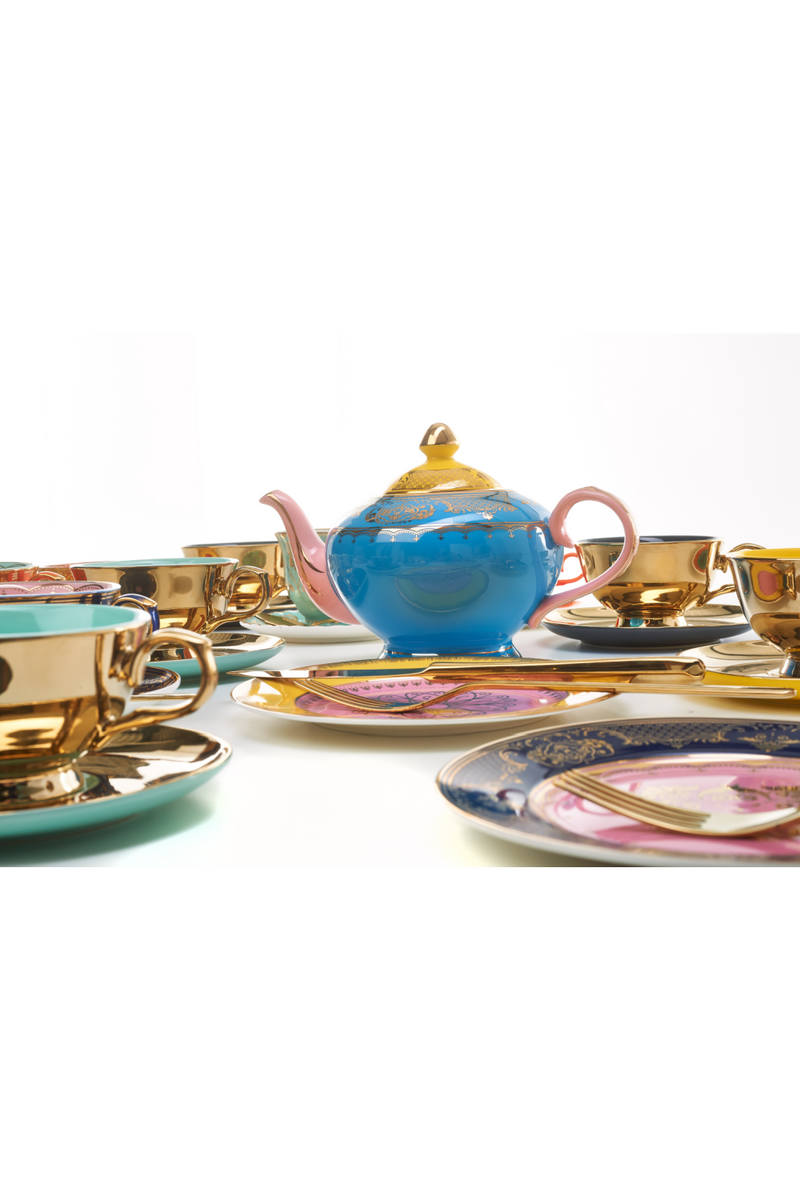 Glazed Porcelain Teapots (4) | Pols Potten Grandpa | Oroatrade.com