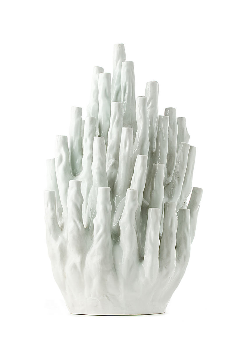 White Porcelain Vase L | Pols Potten Coral | OROA TRADE