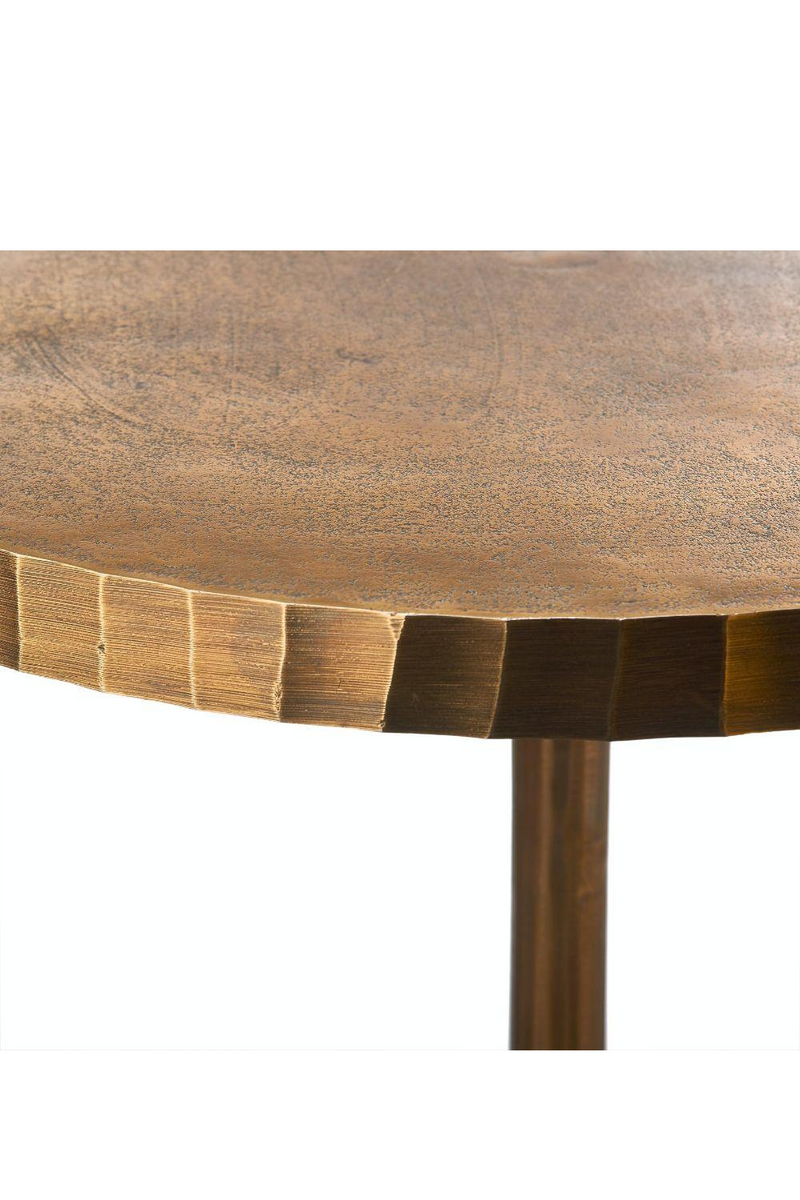 Round Copper Side Table | Pols Potten Mace | OROA TRADE