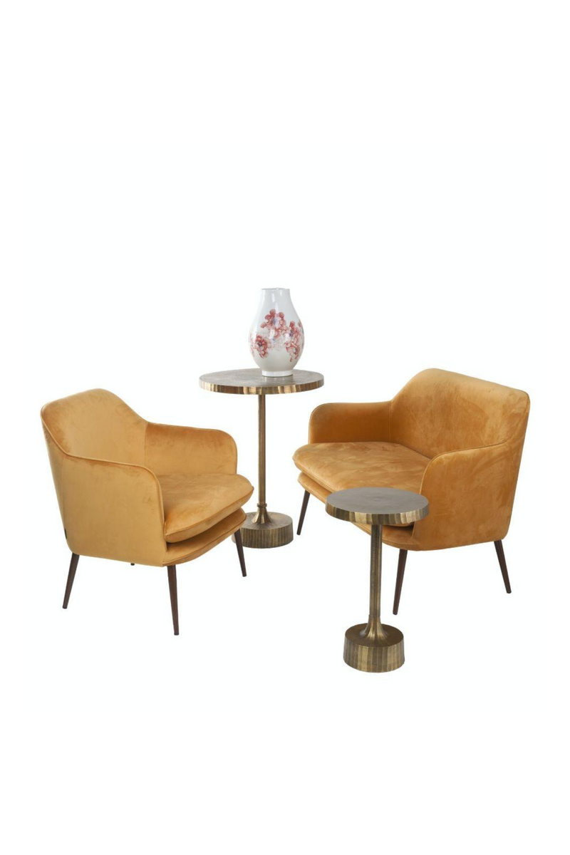 Round Copper Side Table | Pols Potten Mace | OROA TRADE