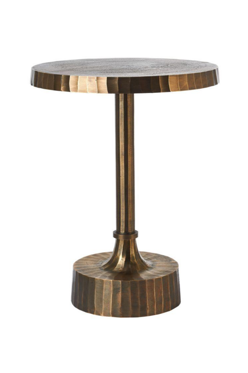 Round Gold Side Table | Pols Potten Mace | OROA TRADE