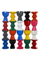 Lacquered Accent Stool | Pols Potten Zig Zag | Oroatrade.com