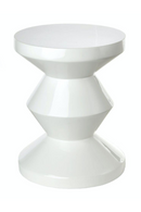 Lacquered Accent Stool | Pols Potten Zig Zag | Oroatrade.com