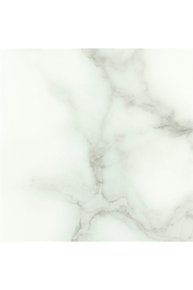 White Faux Marble Coffee Table | Pols Potten Disc | OROA TRADE