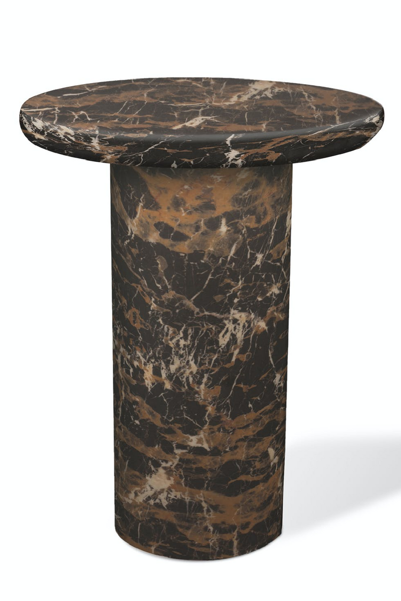 Brown Lacquered Side Table | Pols Potten Mob  | OROA TRADE