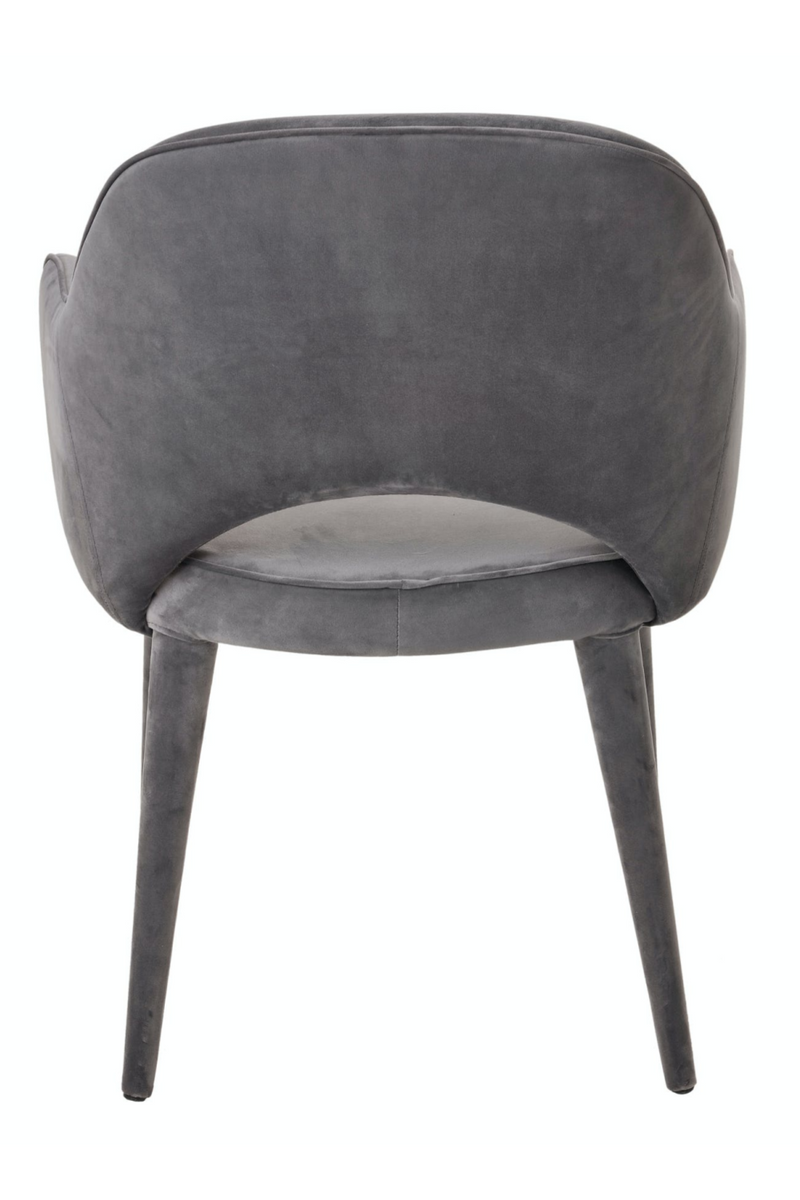 Gray Velvet Dining Armchair | Pols Potten Cosy | OROA TRADE