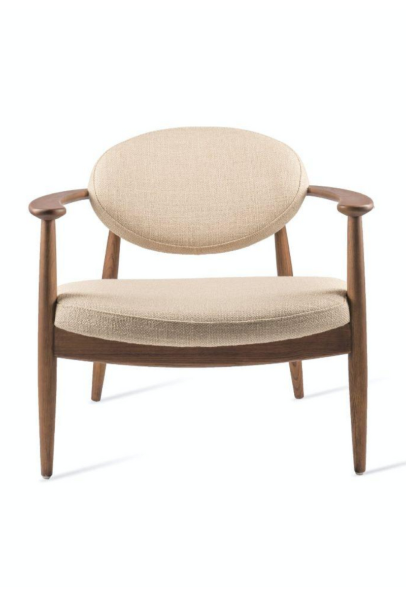 Beige Accent Chair | Pols Potten Roundy | OROA TRADE