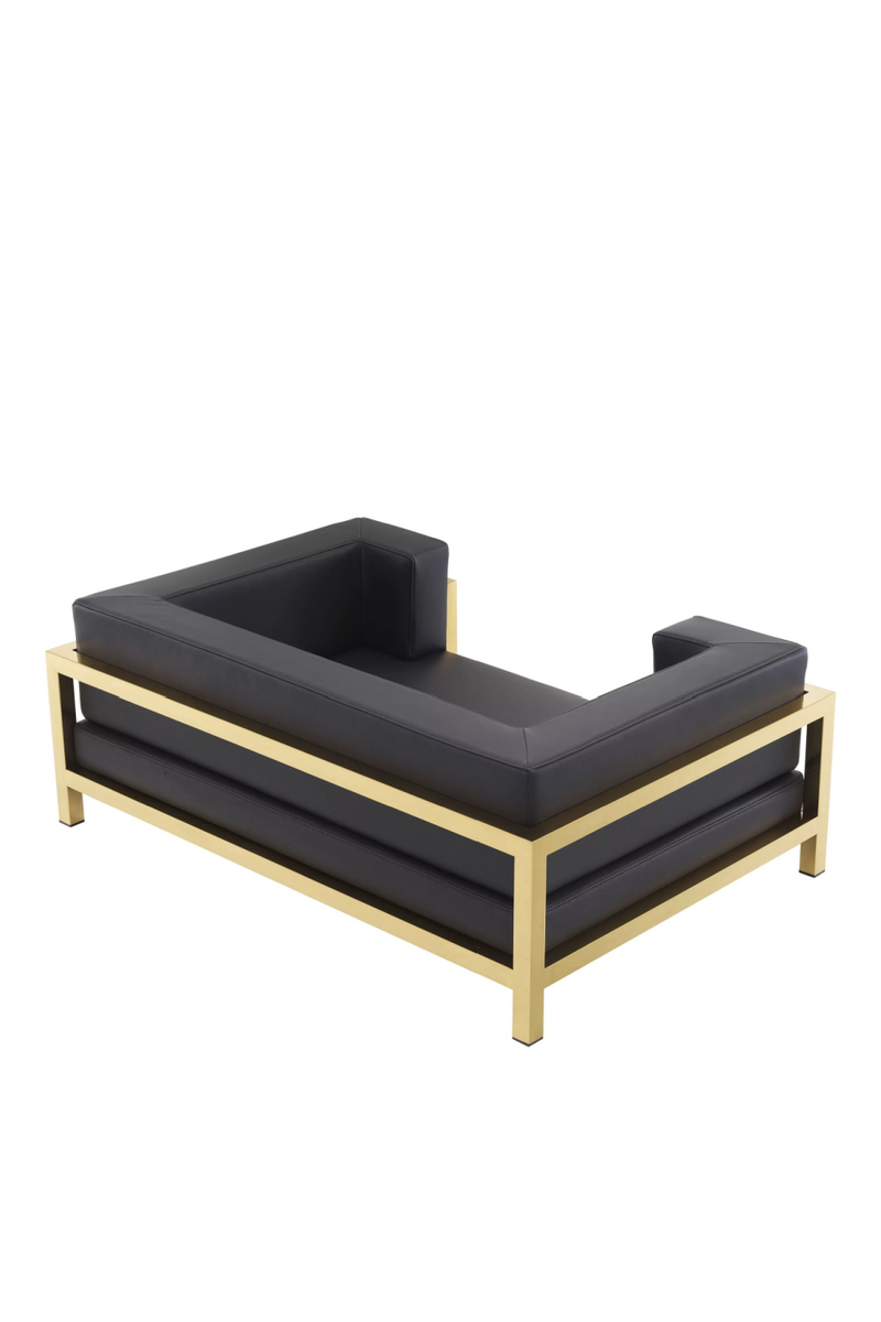 Gold Framed Leather Dog Bed XL | Philipp Plein High Conic | Oroatrade.com
