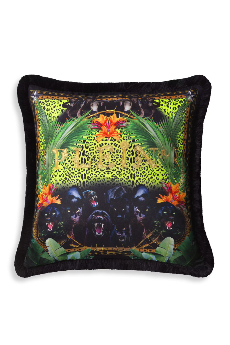 Printed Silk Cushion S | Philipp Plein Jungle | Oroatrade.com