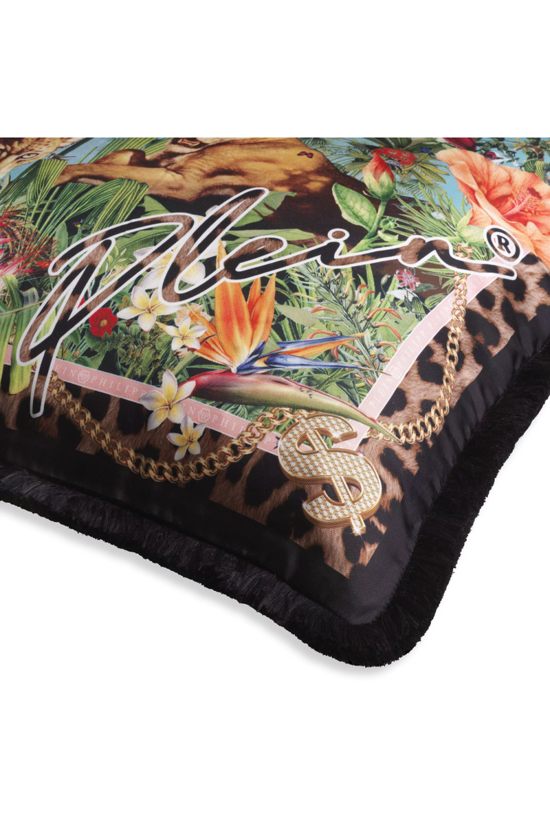 Fringed Silk Cushion S | Philipp Plein Exotic | Oroatrade.com
