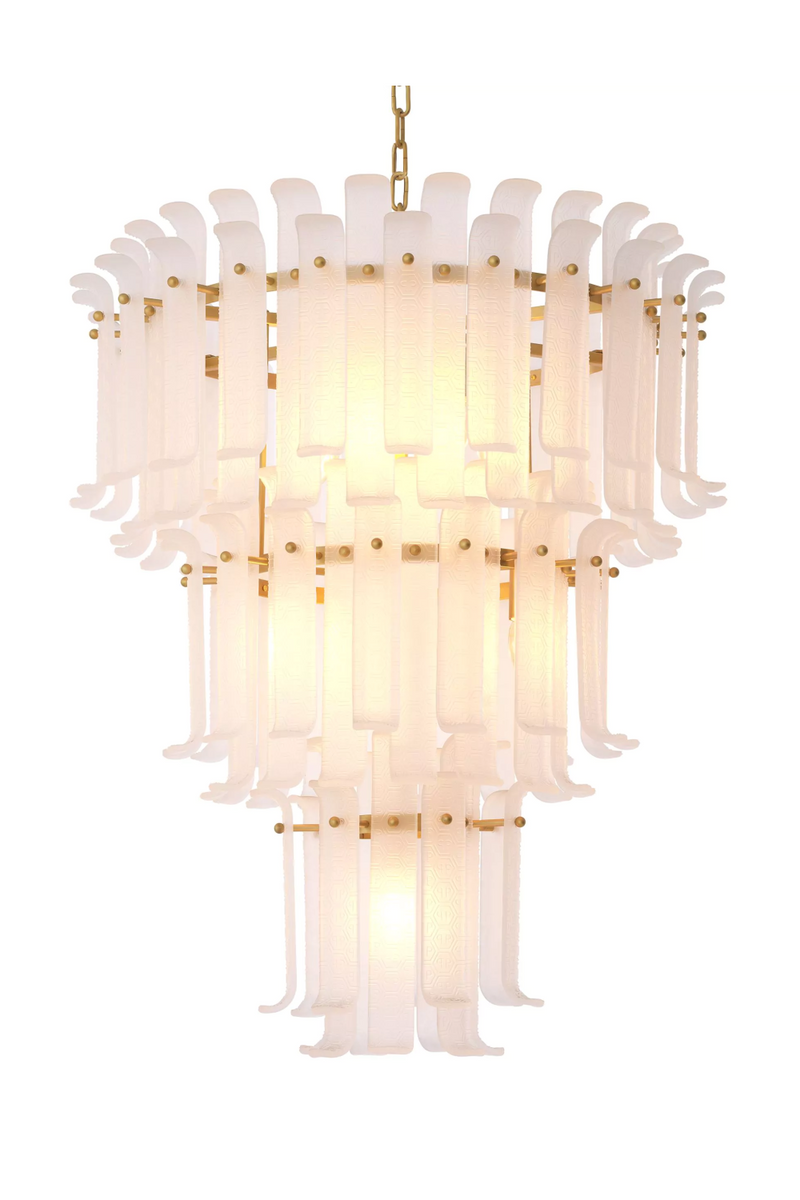 Frosted Vintage Tapered Chandelier L | Philipp Plein Rodeo Drive | Oroatrade.com