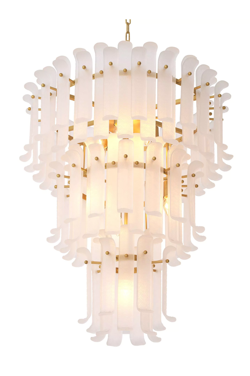 Frosted Vintage Tapered Chandelier L | Philipp Plein Rodeo Drive | Oroatrade.com
