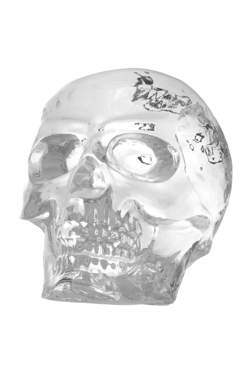 Maximalist Glass Sculpture | Philipp Plein Diamond Skull | Oroatrade.com