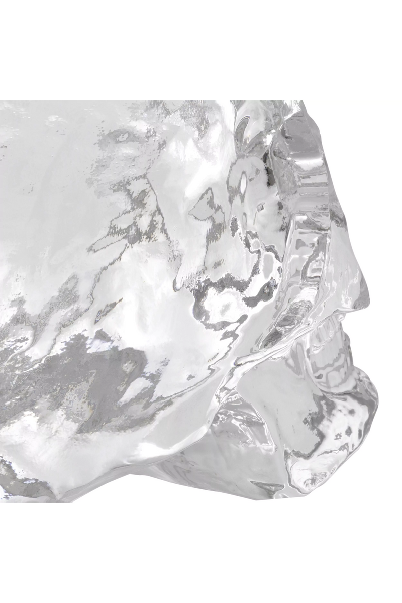 Maximalist Glass Sculpture | Philipp Plein Diamond Skull | Oroatrade.com