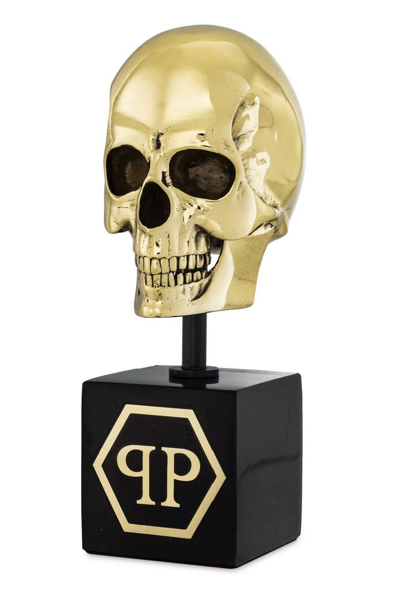 Gold Modern Deco Object S | Philipp Plein Skull | Oroatrade.com