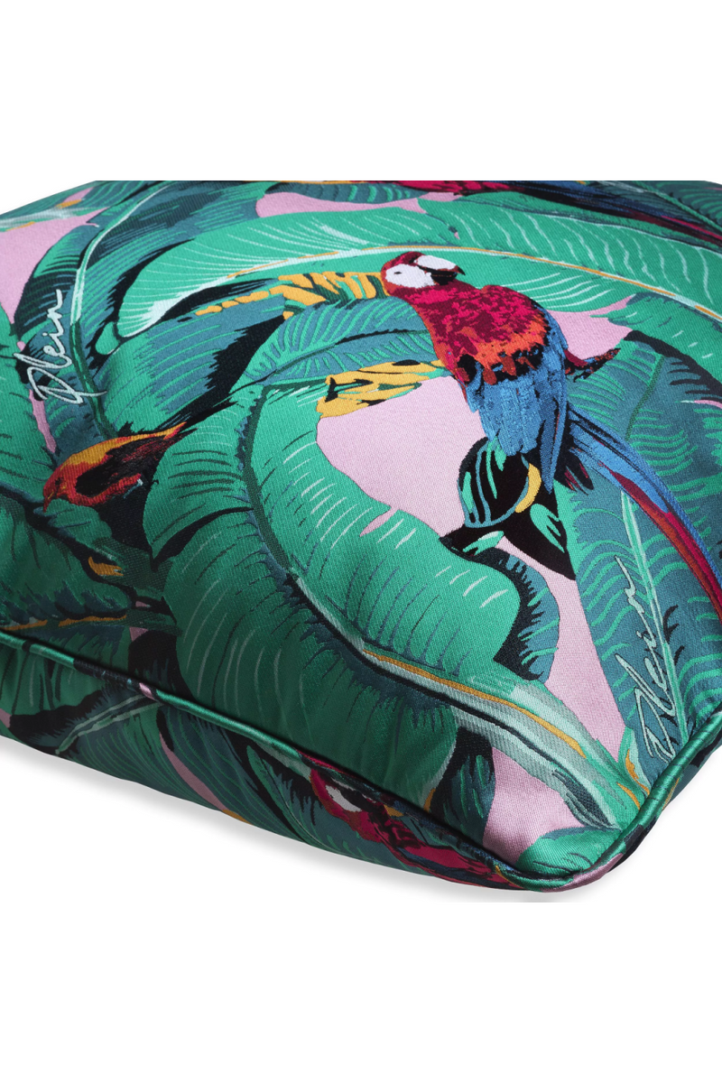 Wildlife Design Jacquard Cushion M | Philipp Plein Parrot | Oroatrade.com