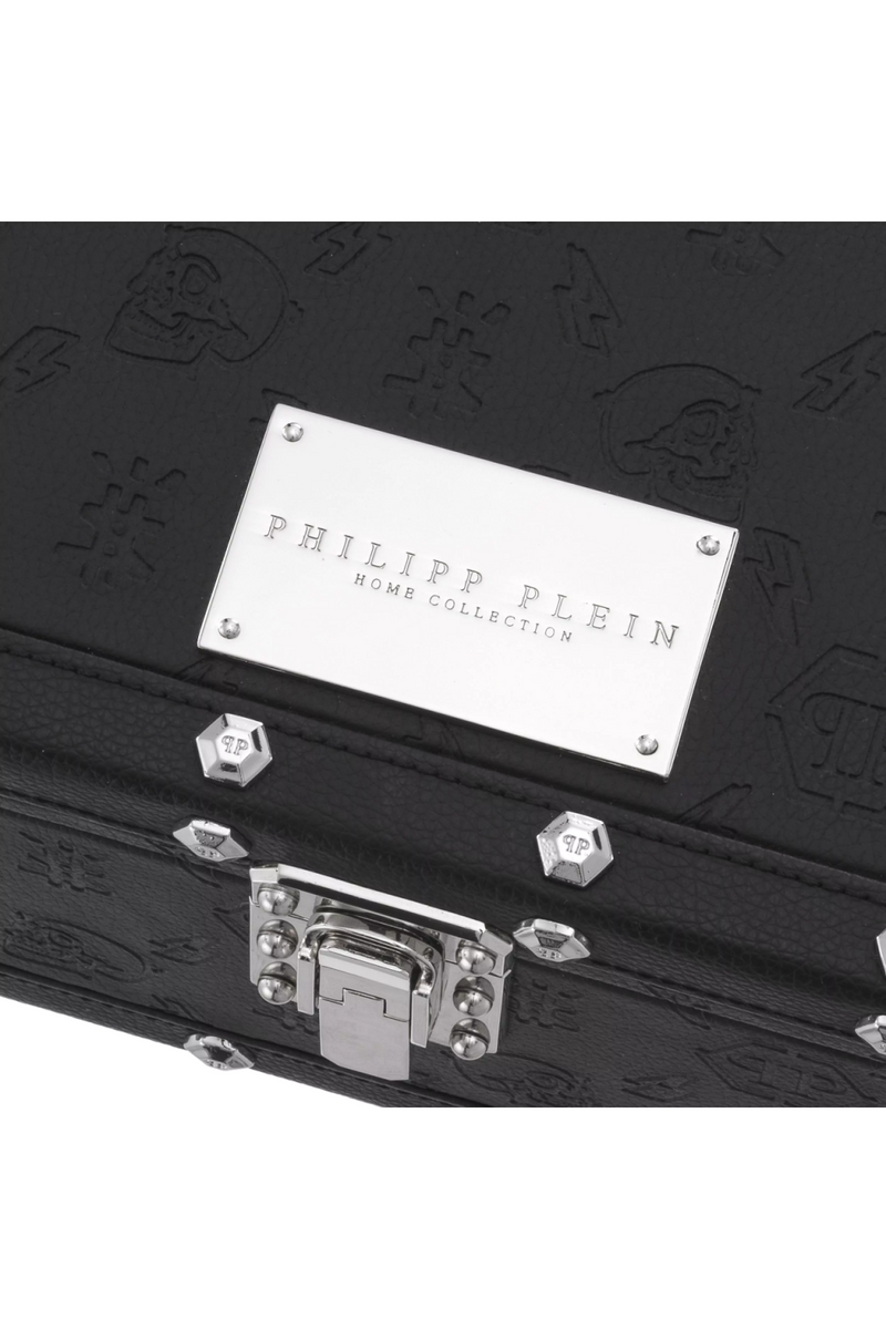 Black Leather Watch Box | Philipp Plein No Limit | Oroatrade.com
