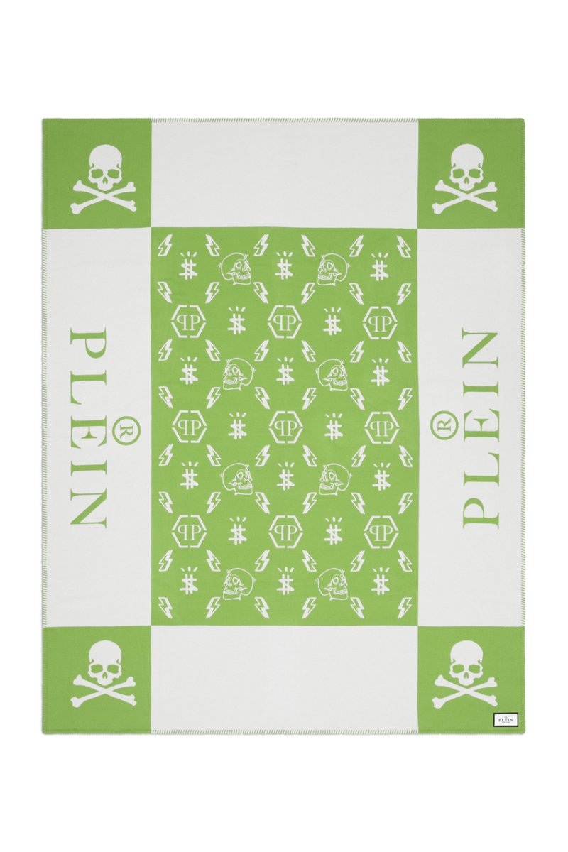 Green Printed Cashmere Plaid | Philipp Plein Skull | Oroatrade.com
