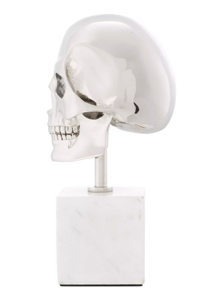 Platinum Sculptural Deco Object S | Philipp Plein Skull | Oroatrade.com