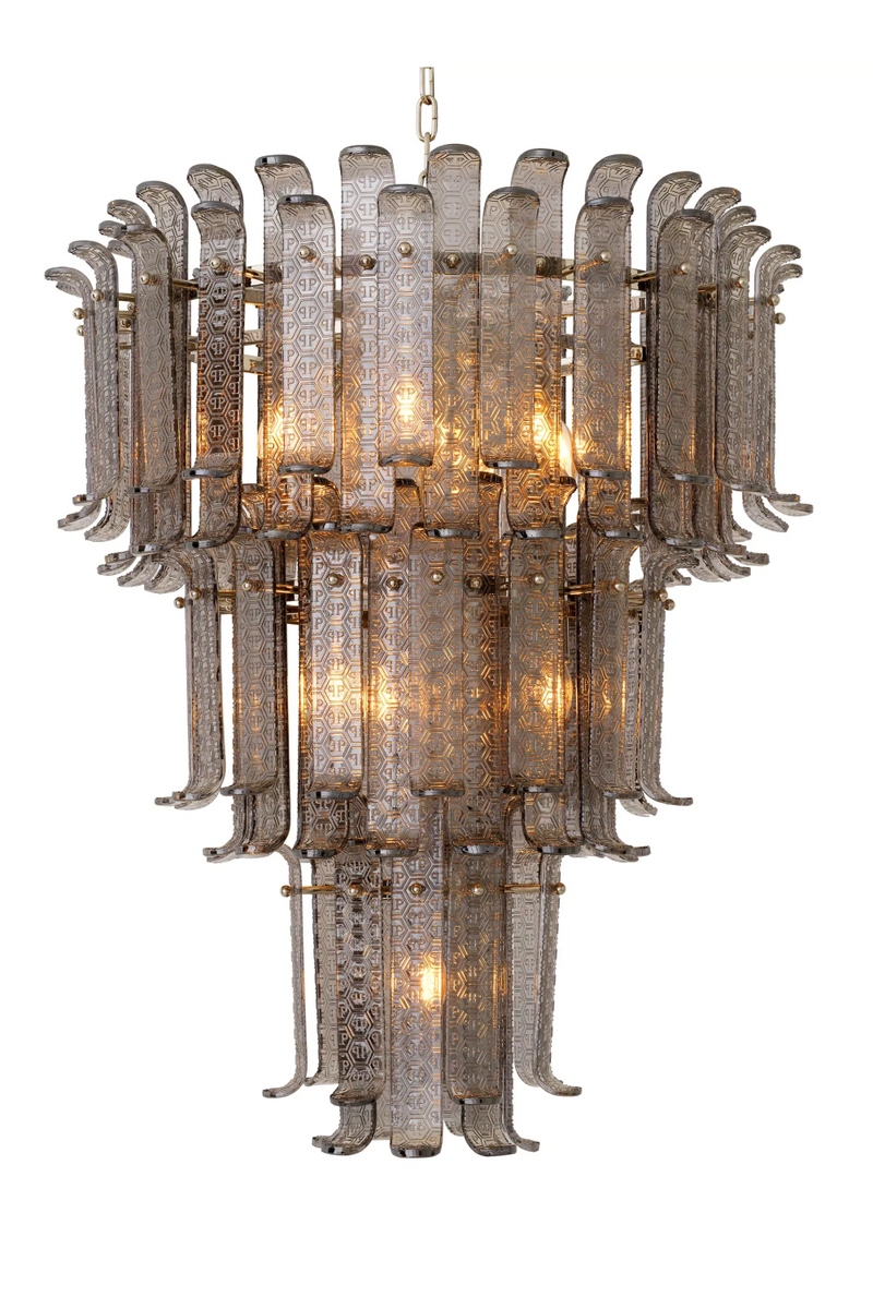 Smoked Vintage Tapered Chandelier L | Philipp Plein Rodeo Drive | Oroatrade.com