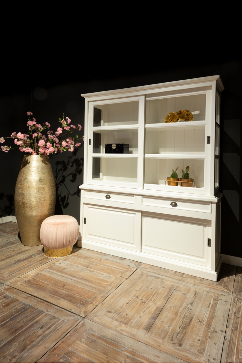 White 2-Drawer Display Cabinet | Oroa | Oroatrade.com