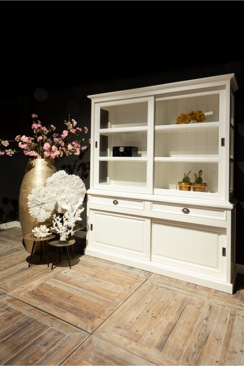 White 2-Drawer Display Cabinet | Oroa | Oroatrade.com