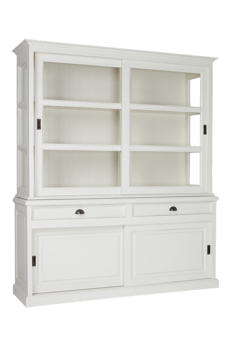 White 2-Drawer Display Cabinet | Oroa | Oroatrade.com