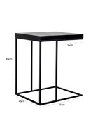 Black Oak Side Table | Richmond Interiors Oakura | Oroatrade.com