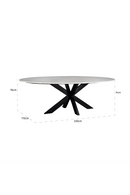 Oval Marble Dining Table | Richmond Interiors Lexington | Oroatrade.com