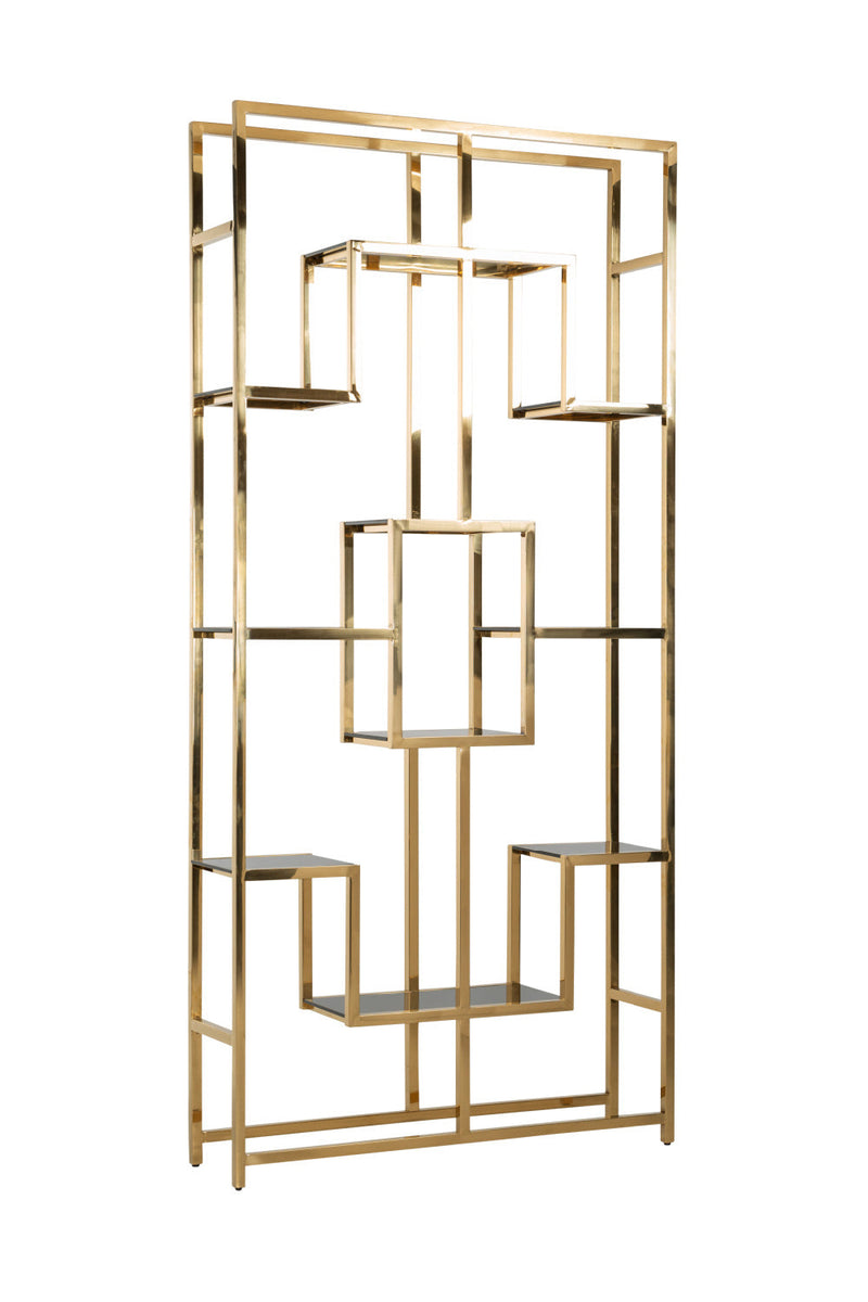 Geometrical Gold Cabinet | OROA Magnus | Oroatrade.com