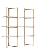 Gold Framed Marble Cabinet | Richmond Interiors Lagrand | Oroatrade.com