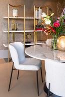 Gold Framed Marble Cabinet | Richmond Interiors Lagrand | Oroatrade.com