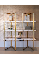 Gold Framed Marble Cabinet | Richmond Interiors Lagrand | Oroatrade.com