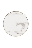 Round Marble Pedestal Side Table | Richmond Interiors Odin | Oroatrade.com