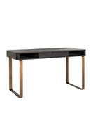 Black Modern Rustic Desk | Richmond Interiors Blackbone | Oroatrade.com

