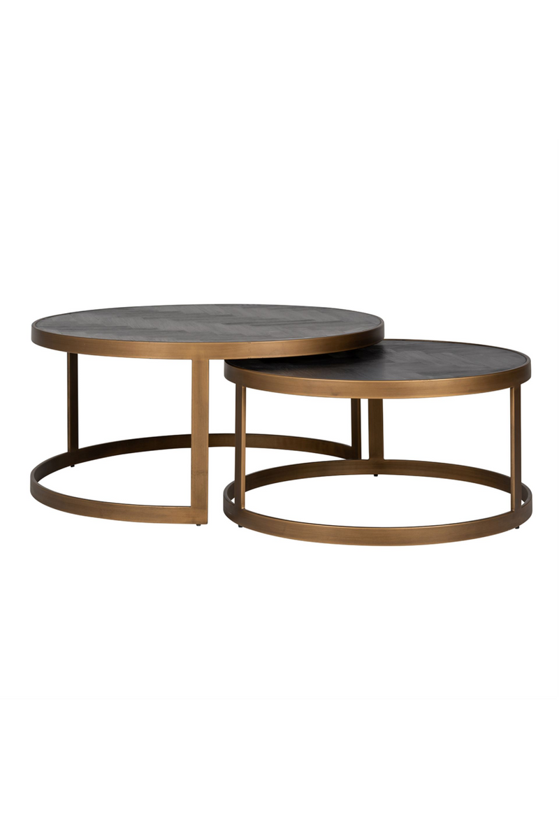 Black Oak Nested Coffee Tables (2) | OROA Blackbone | Oroatrade.com