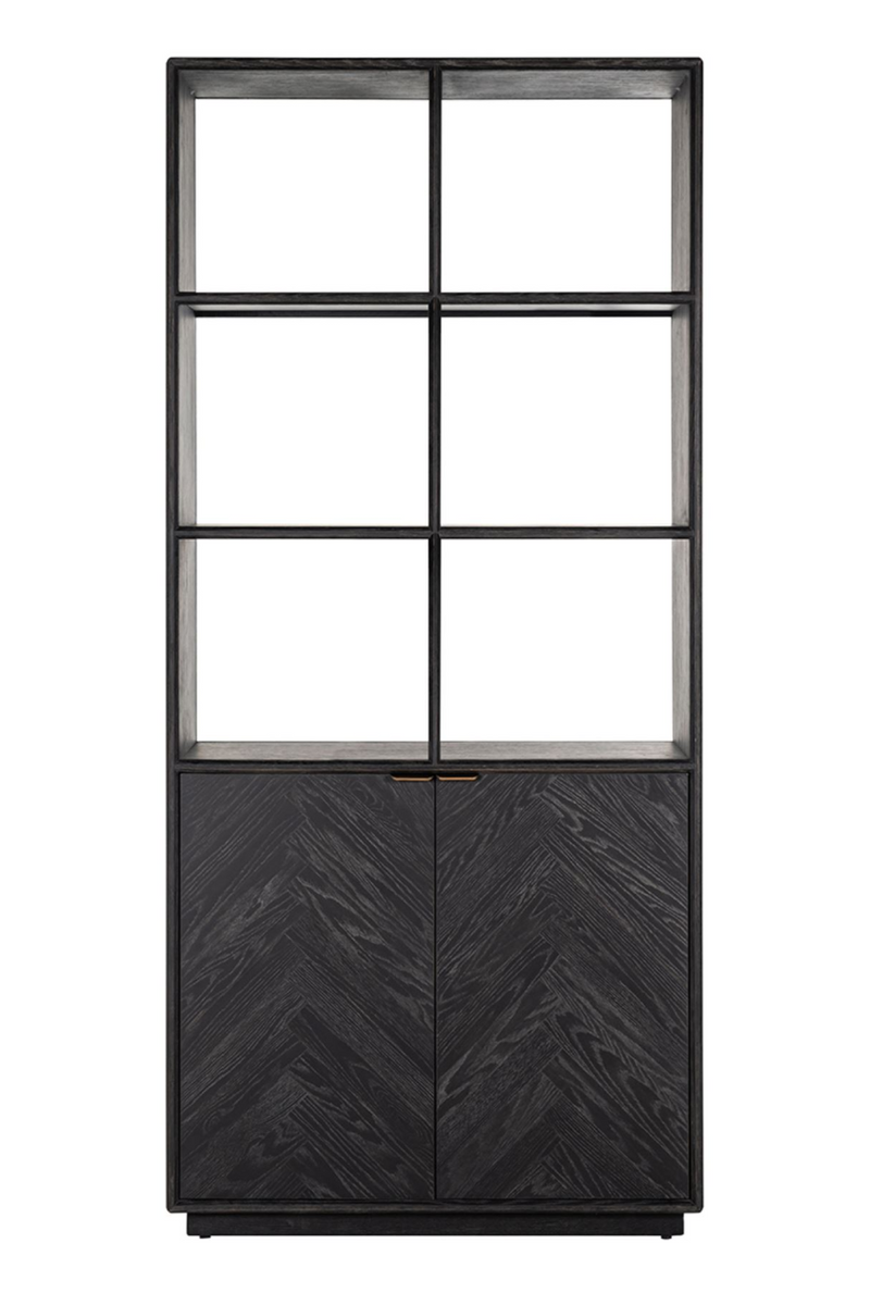Black Oak 2-Door Bookcase | OROA Blackbone | Oroatrade.com