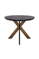 Oval Black Oak Dining Table | Richmond Interiors Blackbone | Oroatraade.com