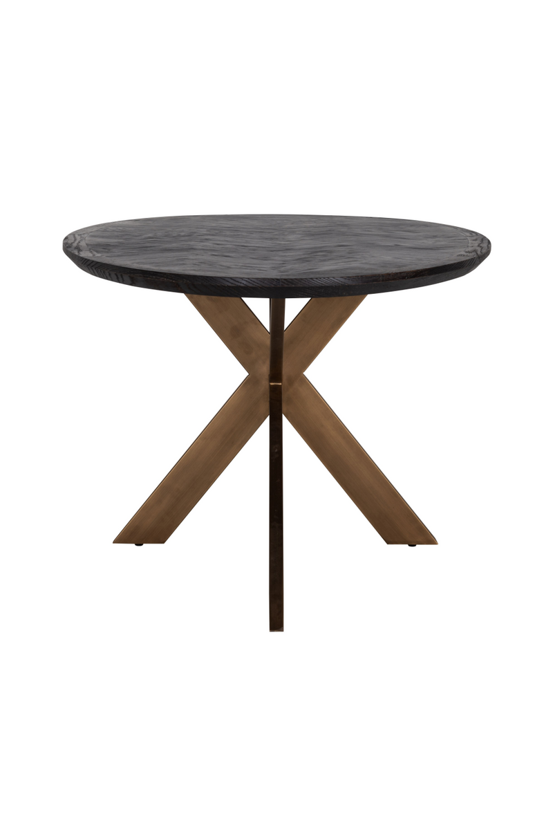 Oval Black Oak Dining Table | OROA Blackbone | Oroatraade.com