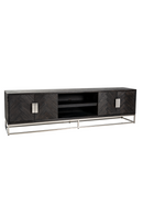 Black Oak 4 Door TV Sideboard | Richmond Interiors Blackbone | Oroatrade.com