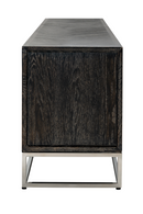 Black Oak 4 Door TV Sideboard | Richmond Interiors Blackbone | Oroatrade.com