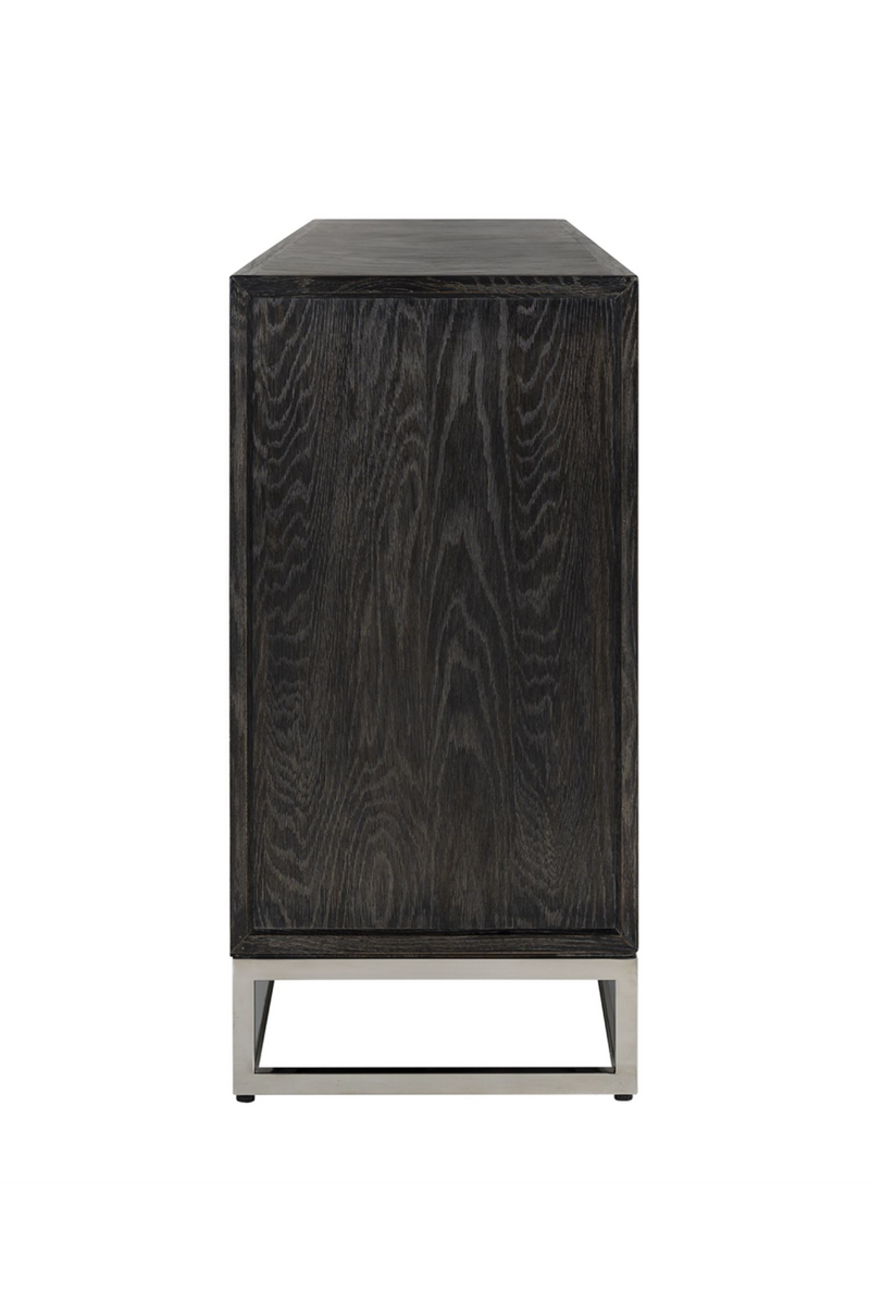 Black Oak Chevron Sideboard | OROA Blackbone | Oroatrade.com