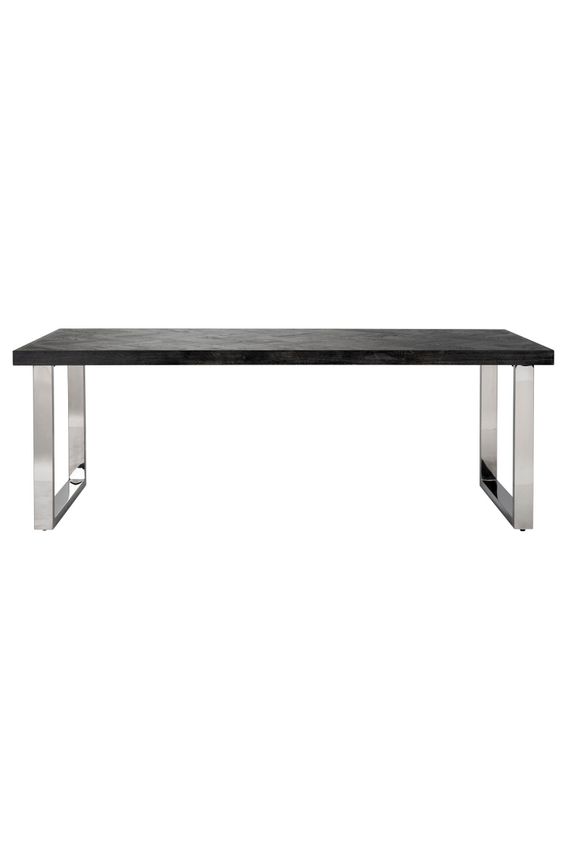 Wooden Silver Dining Table L | OROA Blackbone | OROATRADE.com