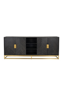 Herringbone Oak Modern Sideboard | Richmond Interiors Blackbone | Oroatrade.com