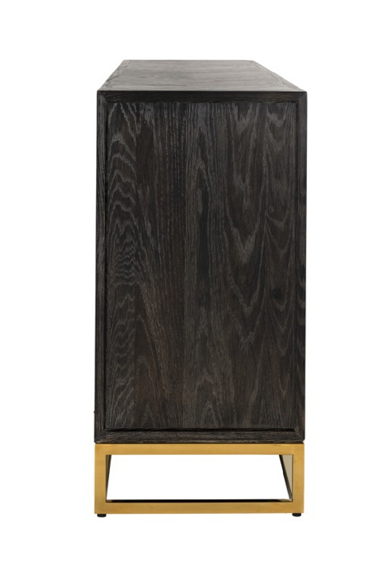 Herringbone Oak Modern Sideboard | OROA Blackbone | Oroatrade.com