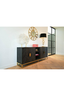 Herringbone Oak Modern Sideboard | Richmond Interiors Blackbone | Oroatrade.com