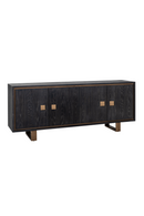 Black Oak Gold Accent Sideboard | Richmond Interiors Hunter | Oroatrade.com
