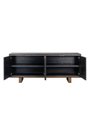 Black Oak Gold Accent Sideboard | Richmond Interiors Hunter | Oroatrade.com
